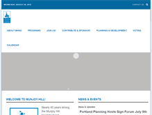 Tablet Screenshot of munjoyhill.org